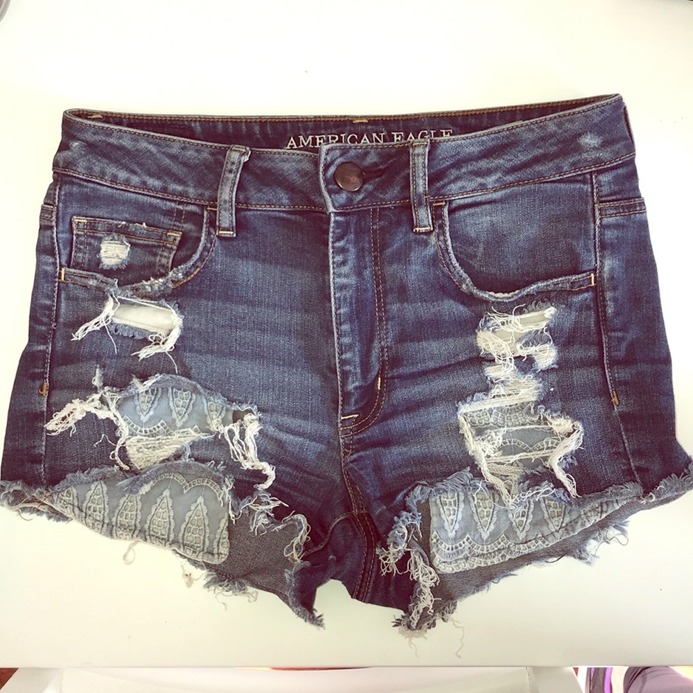 American Eagle stretchy jean shorts